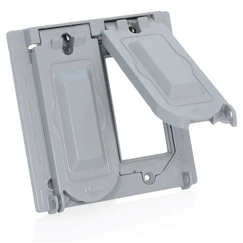 2 gang weatherproof electrical box cover|2 gang deep weatherproof box.